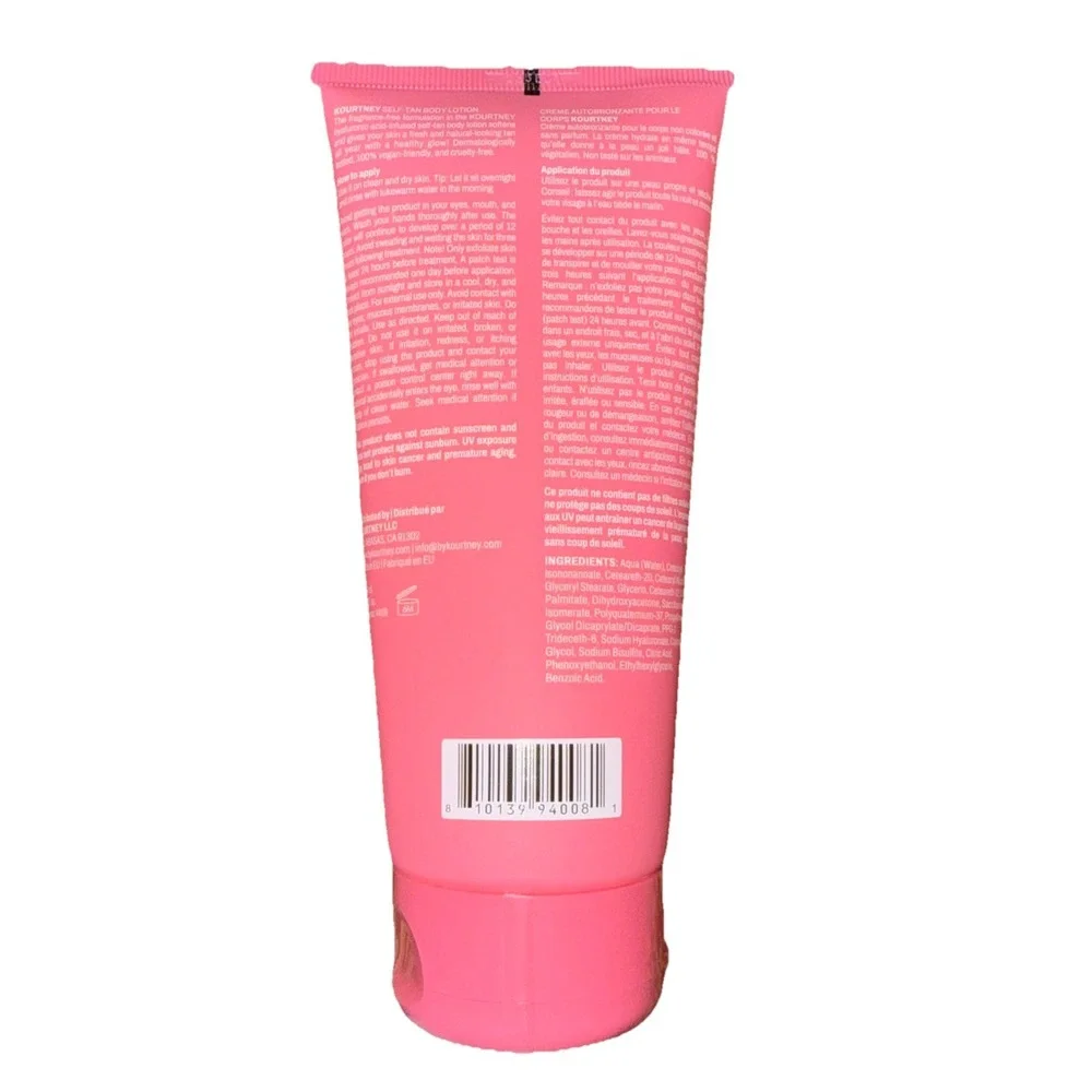 Kourtney Self Tan Body Lotion‎ Medium 6.7 fl oz Sealed.